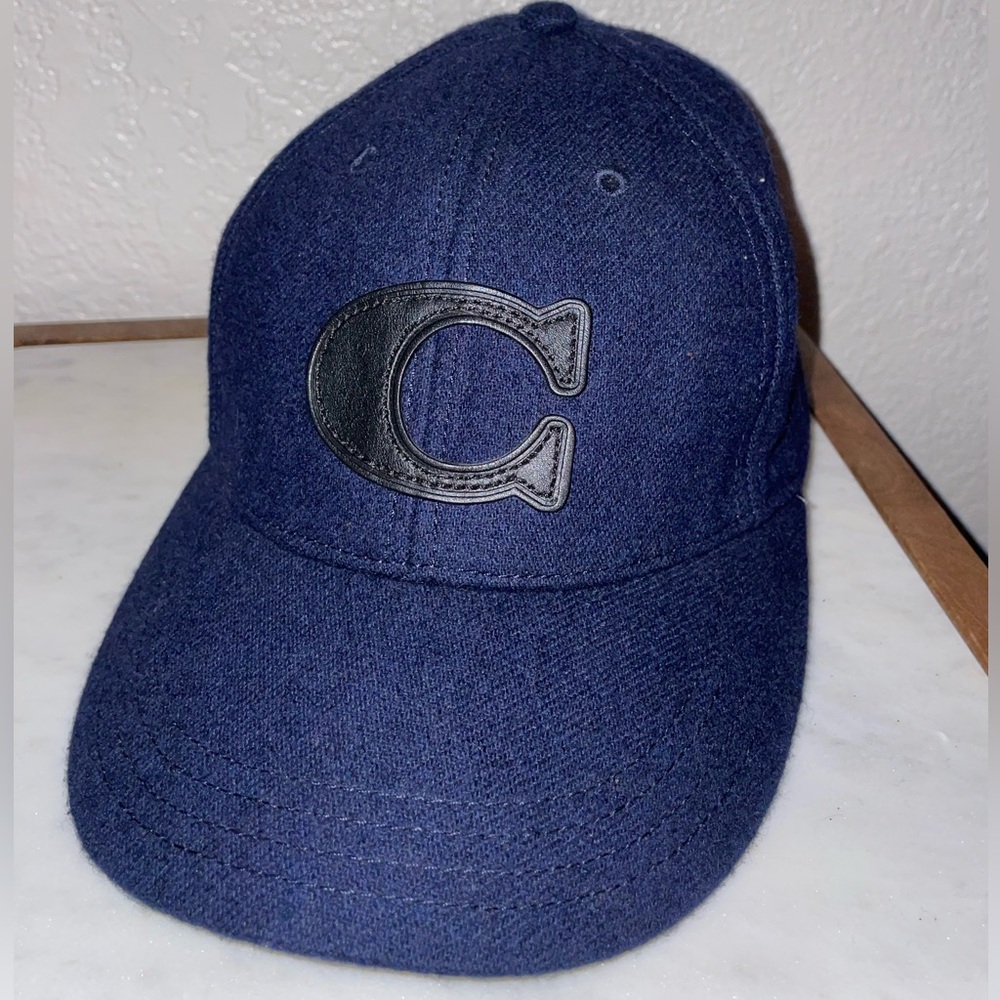 Coach Limited Edition Wool Varsity C Cap Adjustable back